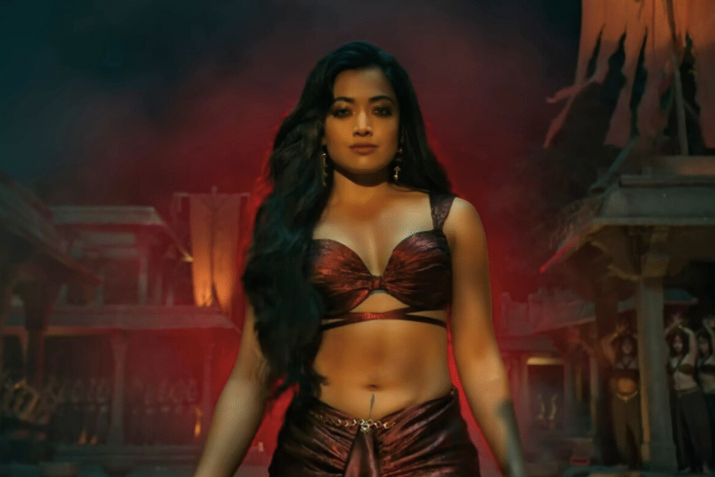 Beautiful Rashmika Mandana in Tum Mere Na Hue Song of Thamma