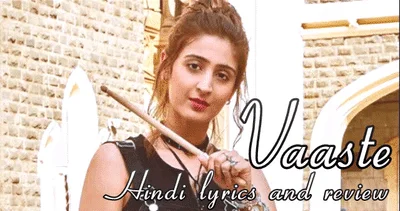 vaaste_song_dhvani_bhanushali